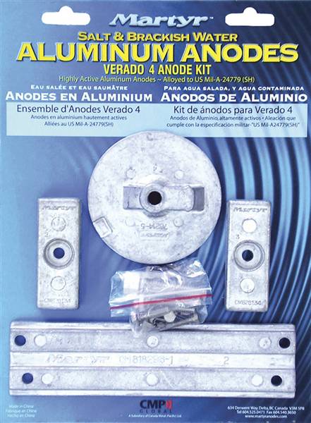 KIT ANODI VERADO 4/OPTIMAX ALL.
