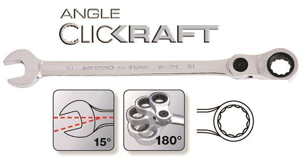 CHIAVE COMBINATA ANGLE CLICKRAFT17M