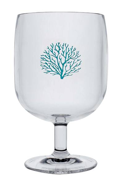 SET BICCHIERI IMPILABILI ACQUA MARE BLUE
