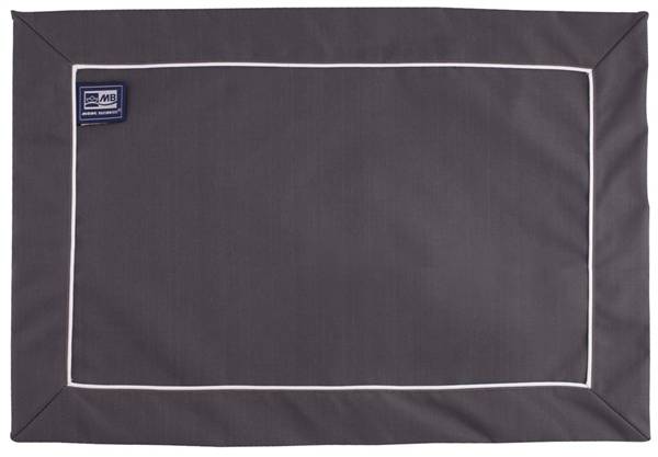 SET TOVAGLIETTE GRIGIO SCURO CM.45X30
