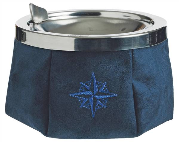 POSACENERE ALCANTARA BLU