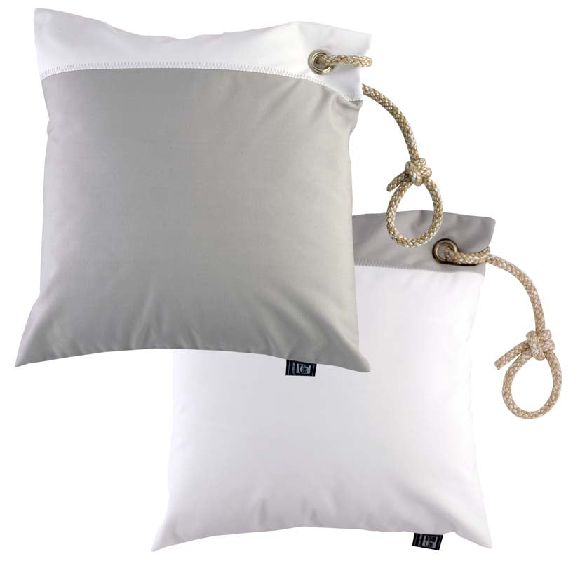 Set Cuscini Grigio Chiaro/bianco Cm40x40