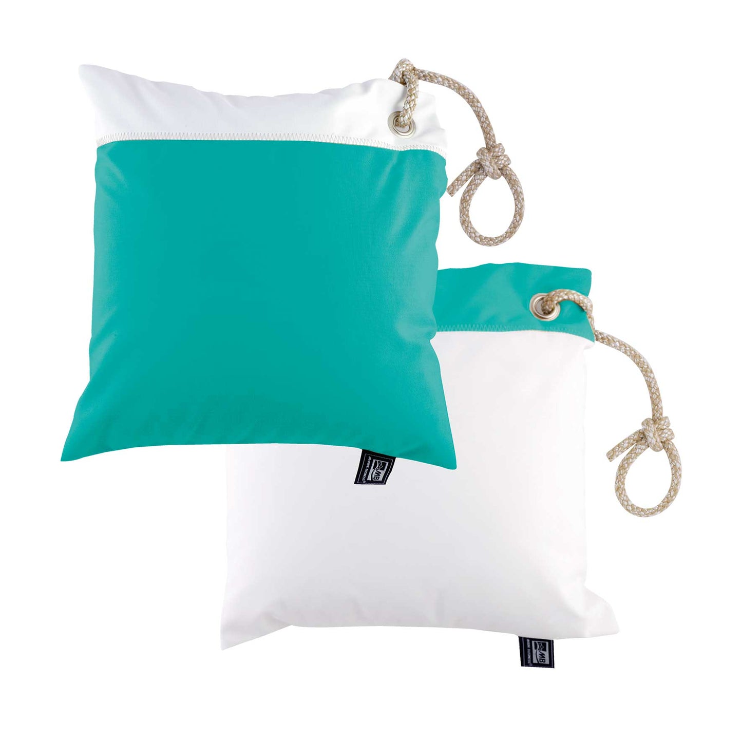 Set Cuscini Acqua/bianco