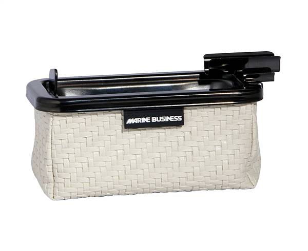 POSACENERE RETTANGOLARE RATTAN BIANCO