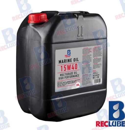OLIO MARINO 15W-40 MINERALE. 20 L.