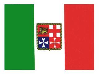 BANDIERA ADESIVA ITALIA 12X16