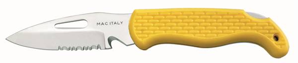 COLTELLO NAUTICA A87B GIALLO