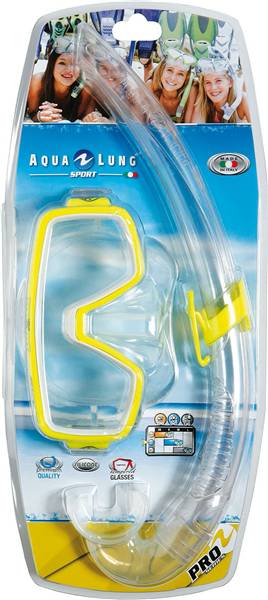 MASCHERA COMBO PLANET JR LX YELLOW