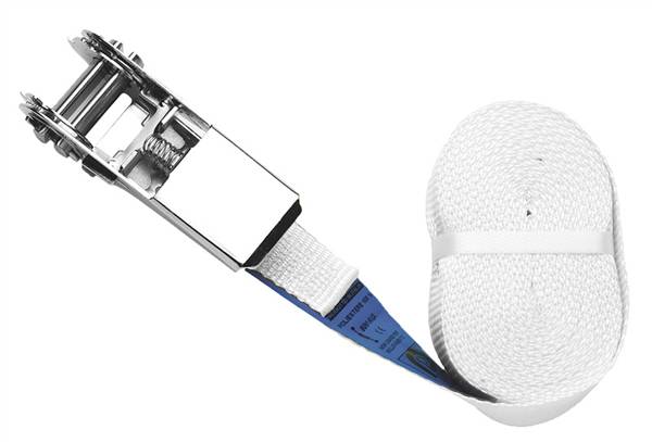 Cricchetto Inox H.25 Mt.6,00 Bianco