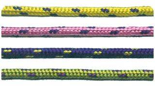 TRECCIA POL. COLORATA  MM.8