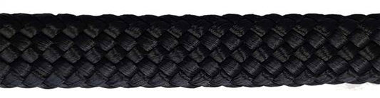 TRECCIA PIATTA 24 FUSI MM.10 NERO