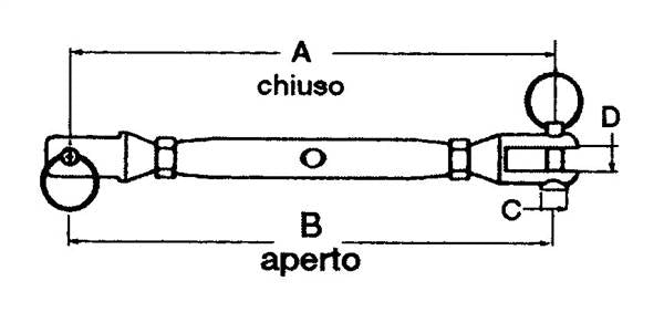 Tenditore Con Canula Chiusa Mm 8