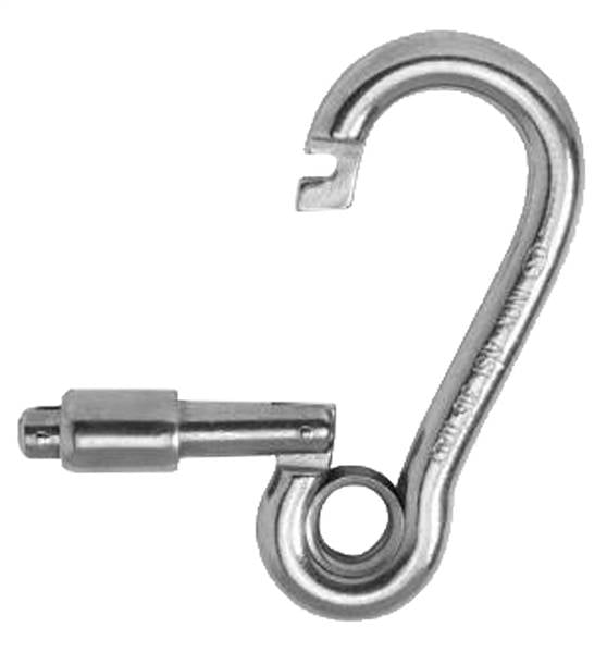 MOSCHETTONE AISI 316 MM.8 EST.C/OCCHIO