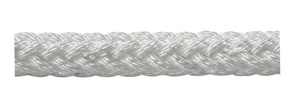 TRECCIA POL. ROUND LINE BIANCO MM.8