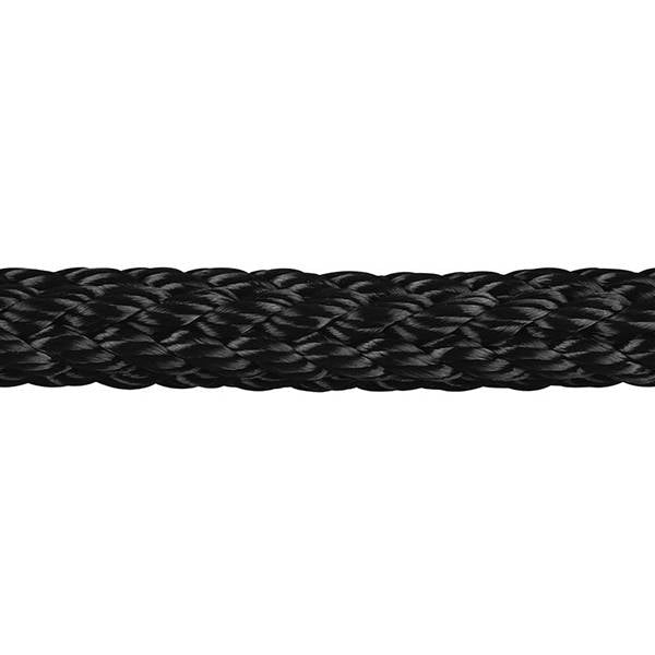 TRECCIA POL. HT ROUND LINE NERA MM.18