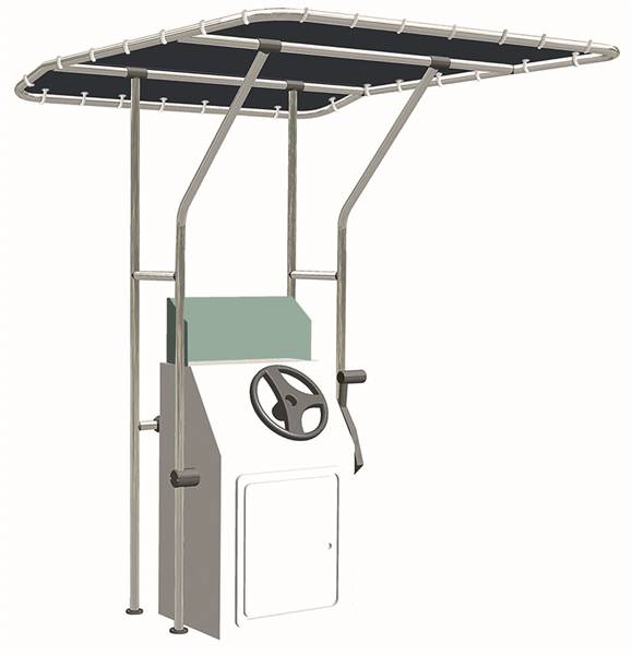 T-TOP ALLUMINIO MM.1700 X 1200