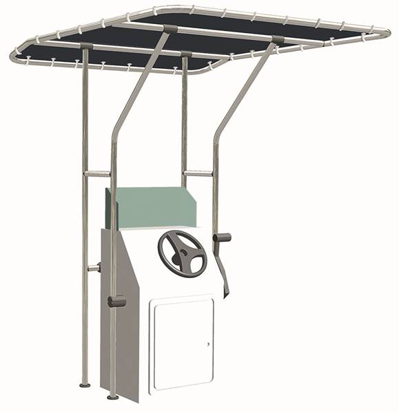 T-TOP ALLUMINIO MM.1700 X 1400