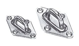 Basetta Inox Romboidale Mm37x59
