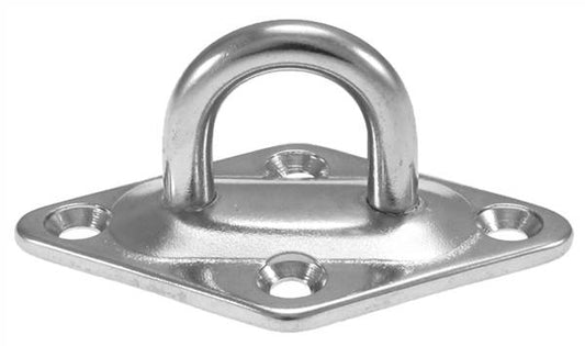 BASETTA INOX ROMBOIDALE MM 40X64