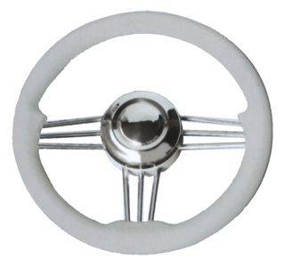 VOLANTE INOX IMPUGNAT. BIANCA CM.35
