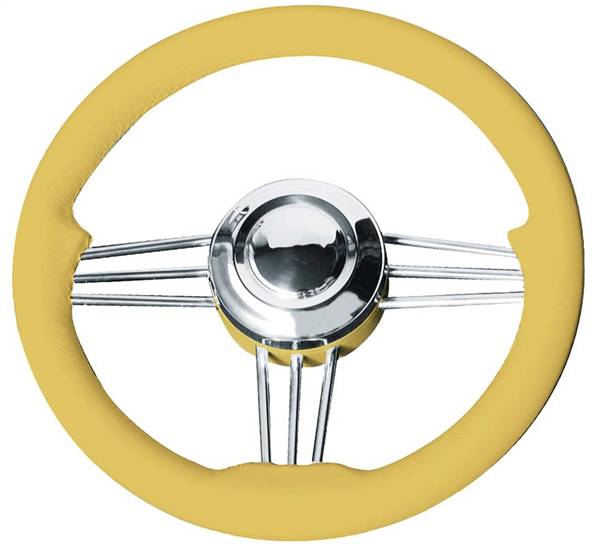 VOLANTE INOX IMPUGNAT. AVORIO CM.35