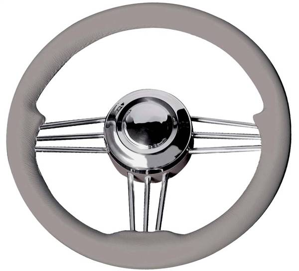 VOLANTE INOX IMPUGNAT.GRIGIO CM.35