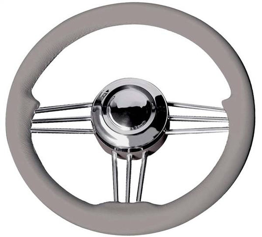 VOLANTE INOX IMPUGNAT.GRIGIO CM.35
