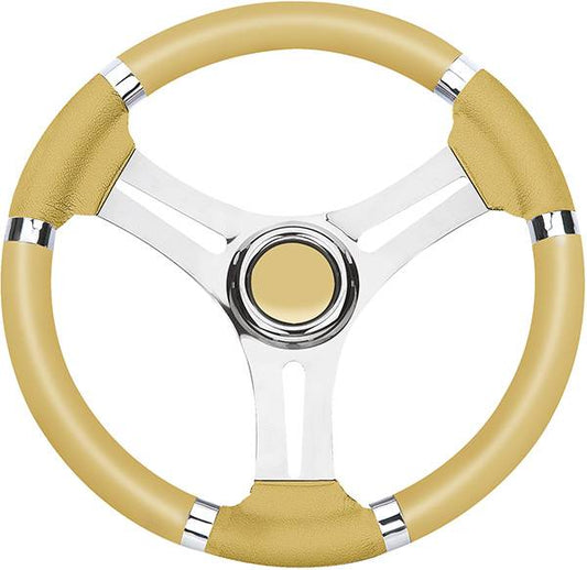 VOLANTE INOX IMP.POL.AVORIO DIAM.35