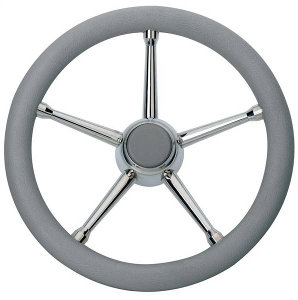 VOLANTE INOX IMPUGNAT.GRIGIO CM.35