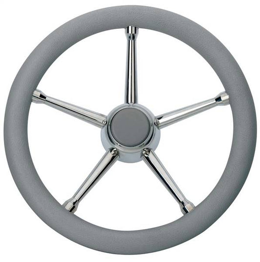 VOLANTE INOX IMPUGNAT.GRIGIO CM.35
