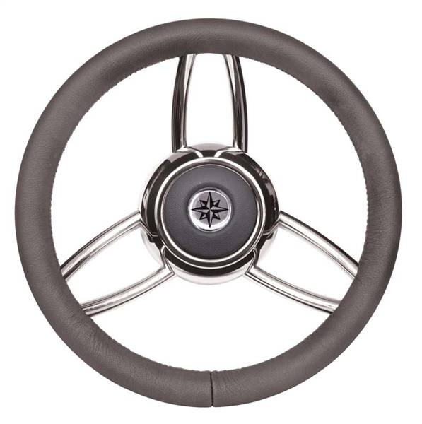 VOLANTE INOX IMPUGNAT.GRIGIO CM.35
