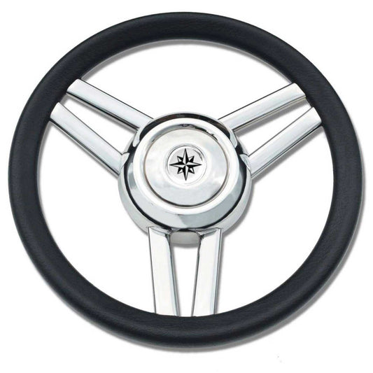 Volante Inox Imp.pol. Nero