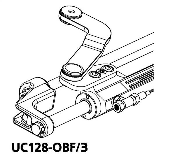 CILINDRO UC128-OBF/3 FRONTALE