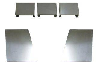 CONTROPIASTRE INOX X ROLL-BAR MM.50