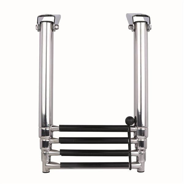 SCALETTA TELESCOPICA INOX 4 GRADINI