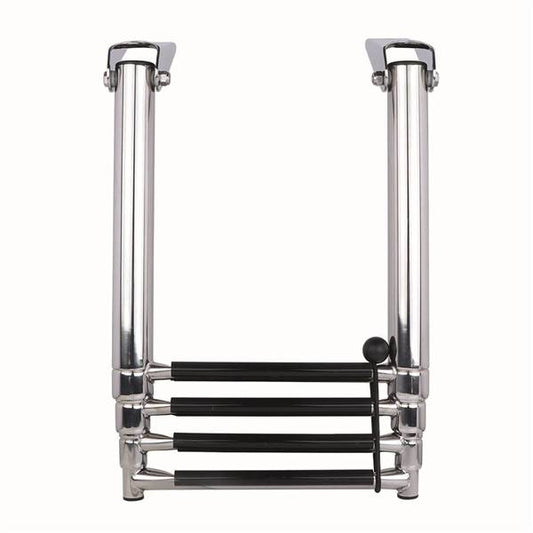 SCALETTA TELESCOPICA INOX 4 GRADINI