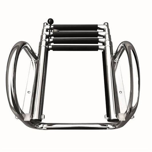 SCALETTA TELESCOPICA INOX C/BRACC. 4GR.