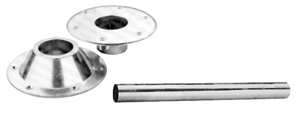 SUPPORTO X TAVOLO CONICO ALLUMINIO