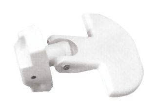 MANIGLIA X SPORTELLI IN ABS BIANCO