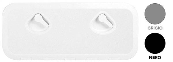 SPORTELLO TOP LINE 243X607 MM NERO