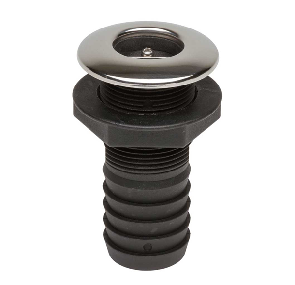 PASSASCAFO VALVOLATO COLLARE INOX MM.38