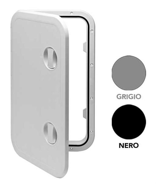 SPORTELLO RETTANGOLARE NERO