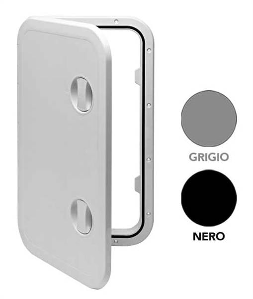 SPORTELLO RETTANGOLARE NERO