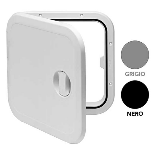 SPORTELLO QUADRATO GRIGIO