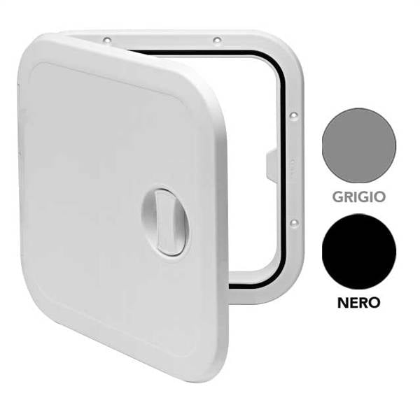 SPORTELLO QUADRATO GRIGIO