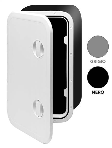 SPORTELLO C/CONTENITORE GRIGIO