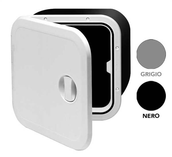 SPORTELLO C/CONTENITORE GRIGIO