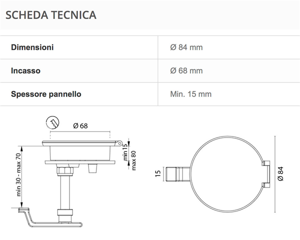 CHIUSURA A FILO SEMPLICE