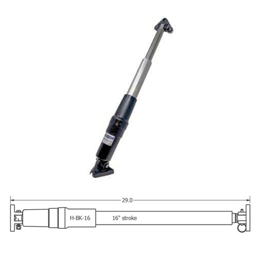 ATTUATORE LECTROTAB 16"/406,4 MM. 12V
