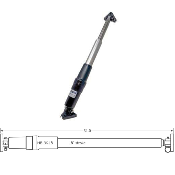 ATTUATORE LECTROTAB 18"/457,2 MM. 24V